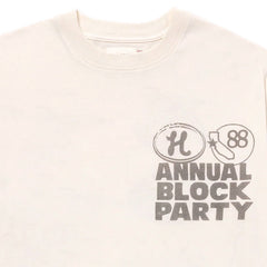 Annual Block Party T-Shirt Bone