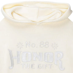 Art Knit Hoodie Bone