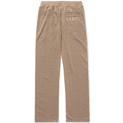 Novelty Knit Track Pant Brown