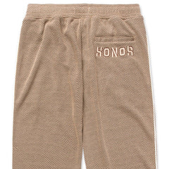 Novelty Knit Track Pant Brown