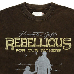 Rebellious For Our Fathers T-Shirt Black