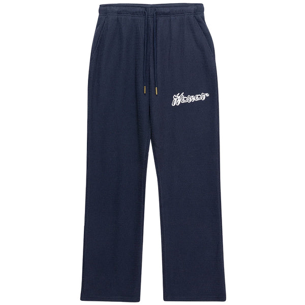 Wavy Knit Pant Navy
