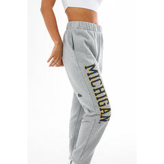 University of Michigan Wolverines Women's Basic Sweats Grey