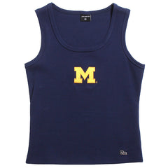 University of Michigan Wolverines Women's Block M MVP Tank Top Navy
