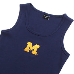 University of Michigan Wolverines Women's Block M MVP Tank Top Navy