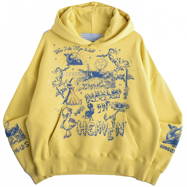 Already In Heaven Hoodie Yellow