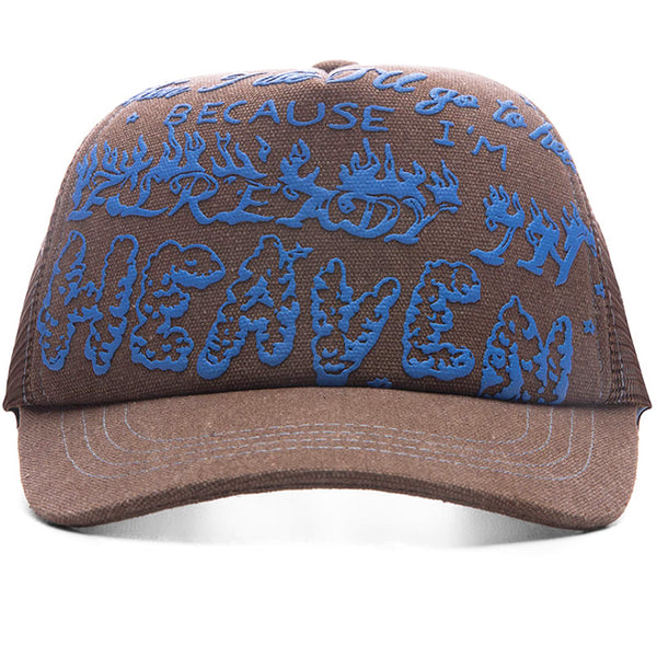 Heaven Trucker Cap Brown