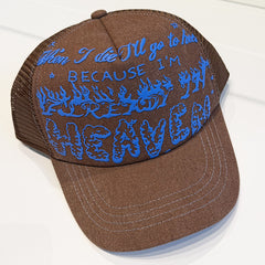 Heaven Trucker Cap Brown