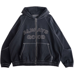 Always Good Hooded Jacket Black