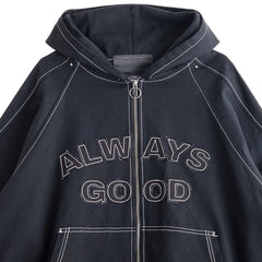 Always Good Hooded Jacket Black