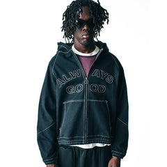 Always Good Hooded Jacket Black