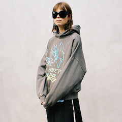 Enjoy Yourself Hoodie Vintage Grey