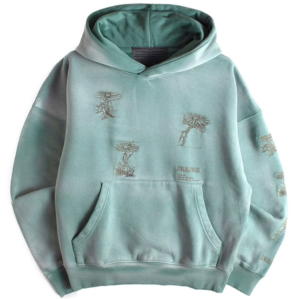 Hard Times Hoodie Green