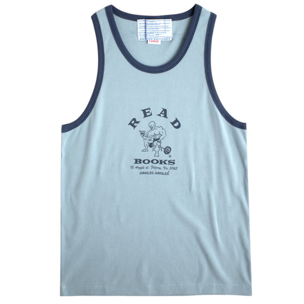 Read More Books Singlet Tank Top Blue
