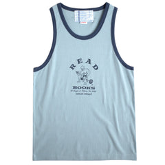 Read More Books Singlet Tank Top Blue