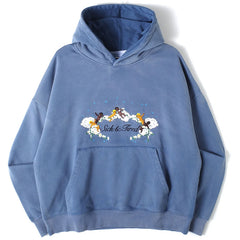 Sick And Tired Vintage Hoodie Blue