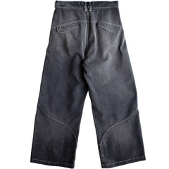 Sun Bleached Slant Pant Washed Black