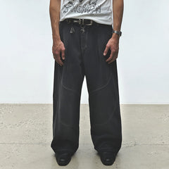 Sun Bleached Slant Pant Washed Black