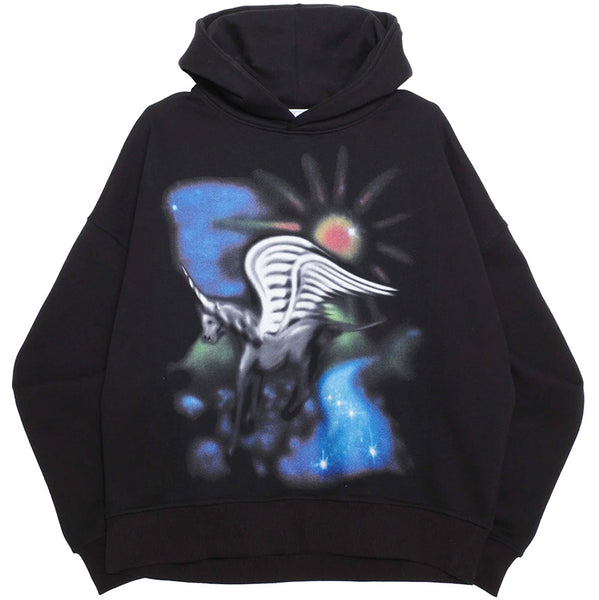 Unicorn Hoodie Black