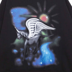 Unicorn Hoodie Black