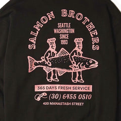CiTee Salmon L/S Sweatshirt Black
