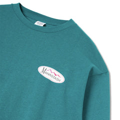 Hemp L/S T-Shirt Original Logo Evergreen
