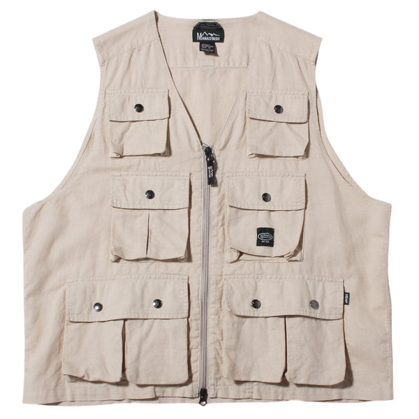 Hemp Pop Vest Sand