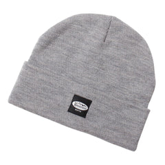 Patched Beanie Oxford Grey