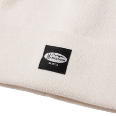 Patched Beanie White