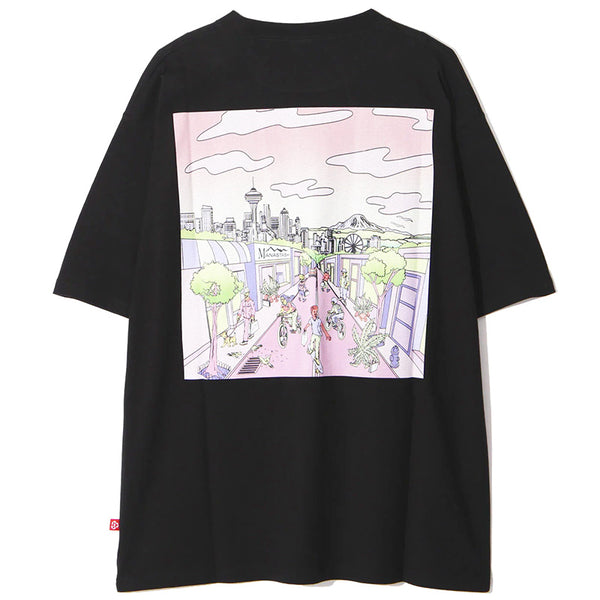 RE:CTN DT Seattle T-Shirt Black