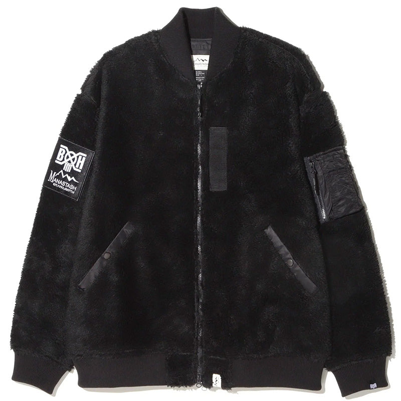 Manastash X Bounty Hunter BOA MA-1 Jacket Black