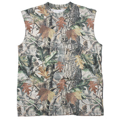 Basic Heavyweight Cut Off Muscle T-Shirt Real Camo