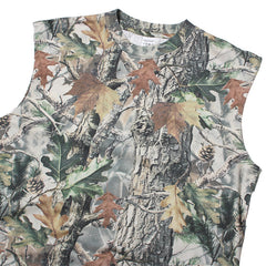 Basic Heavyweight Cut Off Muscle T-Shirt Real Camo