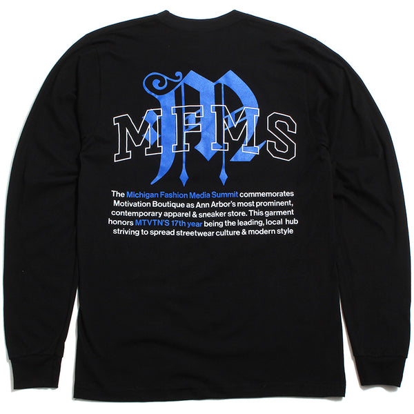 Motivation X MFMS Collaboration Long Sleeve T-Shirt Black