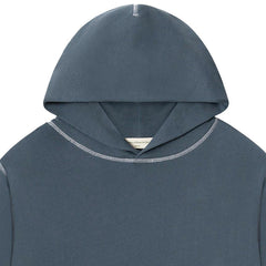 Wordmark Reverse Stitched Hoodie Slate