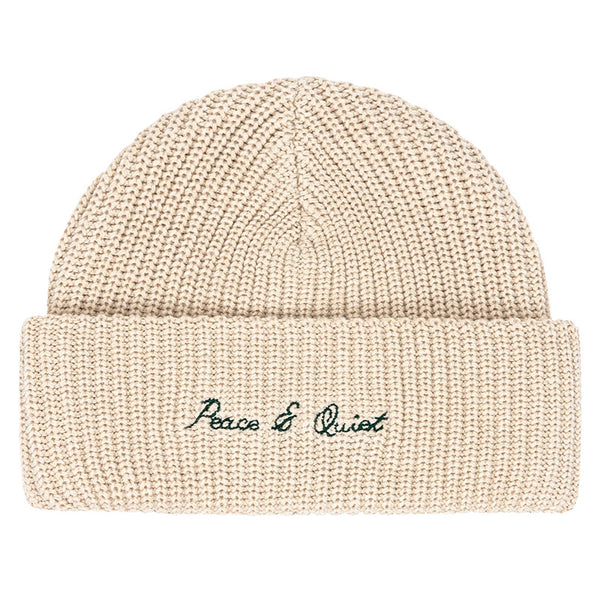 Signature Rib Knit Beanie Bone