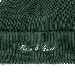 Signature Rib Knit Beanie Forest