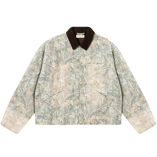 Utility Canvas Work Jacket Camouflage
