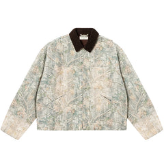 Utility Canvas Work Jacket Camouflage