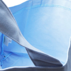 Warped Wordmark Tote Bag Baby Blue