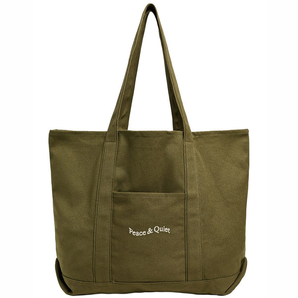 Wordmark Boat Tote Bag Brown