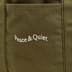 Wordmark Boat Tote Bag Brown