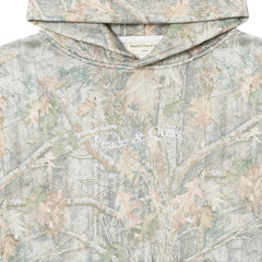 Wordmark Camo Distressed Hoodie Camouflage