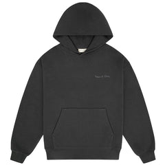 Wordmark Pigment Dyed Hoodie Black