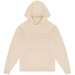 Wordmark Pigment Dyed Hoodie Taupe