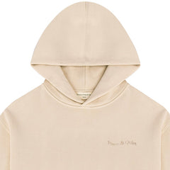 Wordmark Pigment Dyed Hoodie Taupe