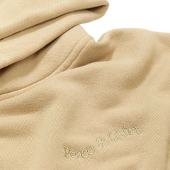 Wordmark Pigment Dyed Hoodie Taupe