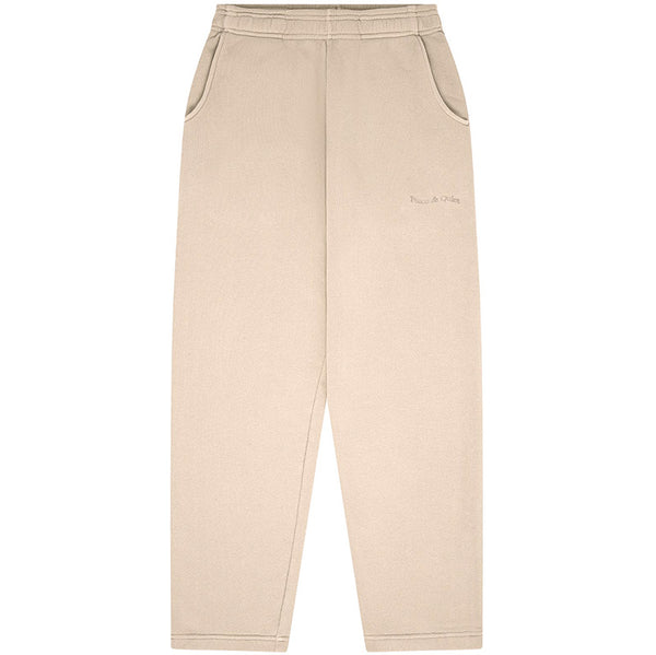 Wordmark Pigment Dyed Sweatpants Taupe