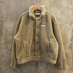 Wordmark Sherpa Work Jacket Taupe