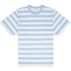 Wordmark Striped T-Shirt Baby Blue